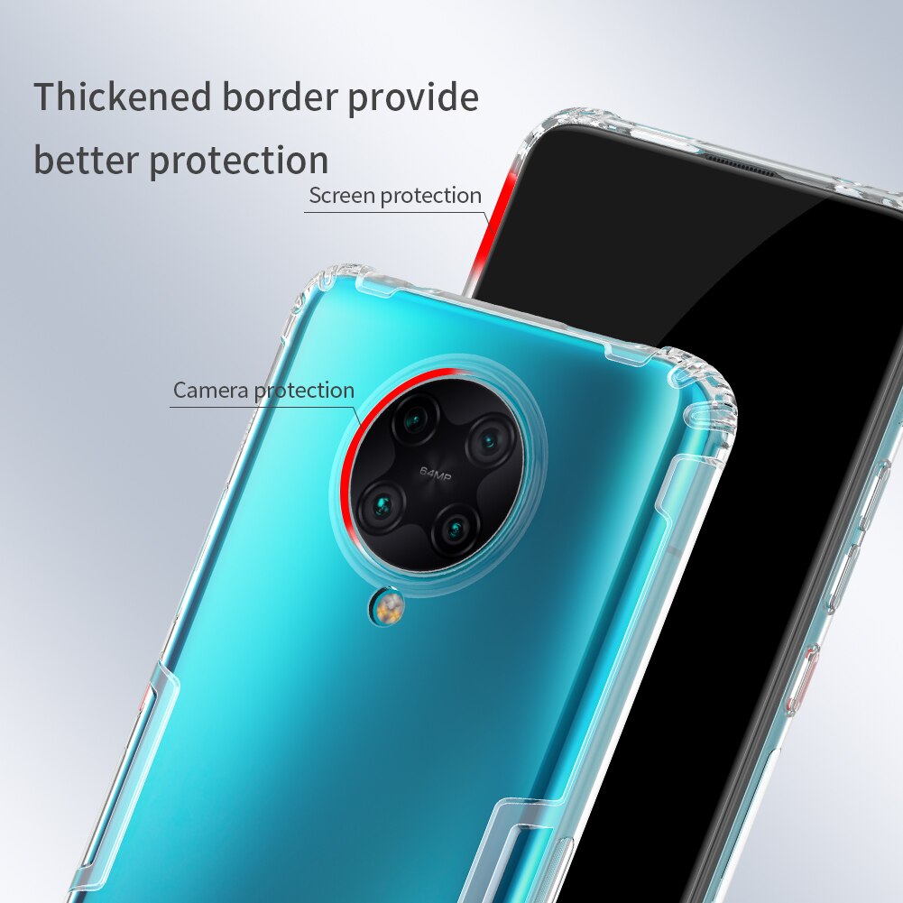 TPU Case for Xiaomi PocoPhone F2 Pro NILLKIN Nature Transparent Soft TPU Back Cover for Xiaomi Poco F2 Pro Case Silicone