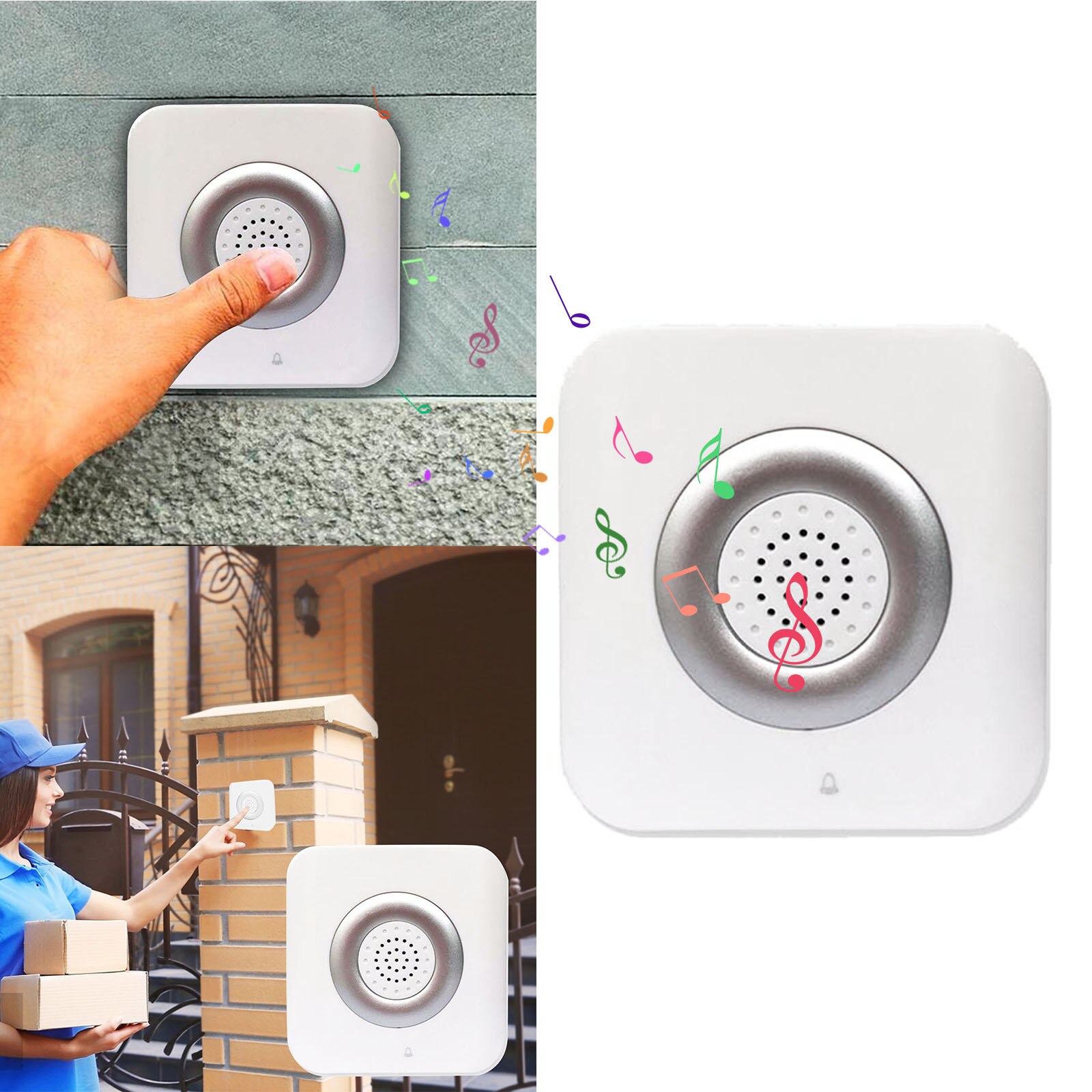 Wired Doorbell 12V Wire Access Control Wire Door Bell with Loud Ding-dong Ringtones In Stock