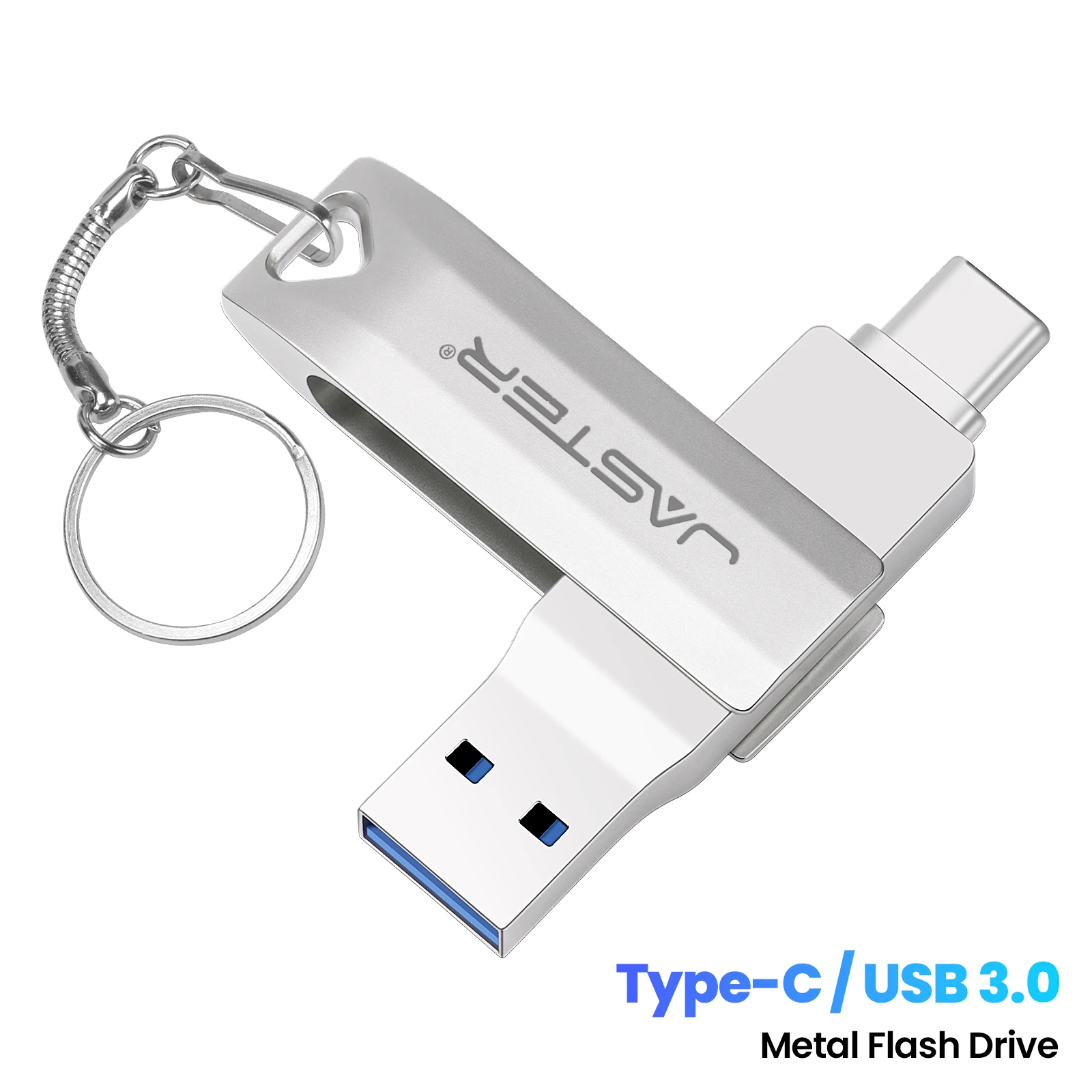 USB 3.0 OTG USB-C Flash Pen Drive Metal Memory Stick Flash Disk 64GB 128GB 256GB USB3.0 Dual C Pendrive TYPE-C