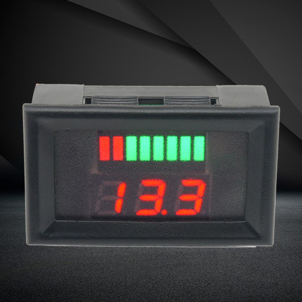 DC72V Digital Lead Acid Battery Capacity Indicator LED Display Digital Voltmeter Volt Meter Gauge Battery Measuring Tester Tool