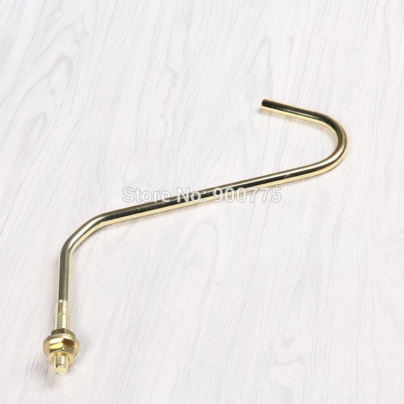 Set of 2 Solid Brass Pool Snooker Billiard CUE RACK Hooks HANGERS E3690-22