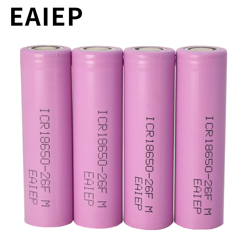1-8 Stuks Originele Eaeip 18650 3.7V 2600 Mah Lithium Oplaadbare Batterij Li Ion 18650 Voor Koplamp Zaklamp