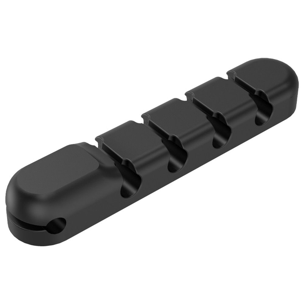 Selbst-Klebstoff Silikon Magnetische Kabel Organizer DIY USB Kabel Halfter Silikon flexibel Schreibtisch Clips für Maus Draht Veranstalter: Tiefe Blau