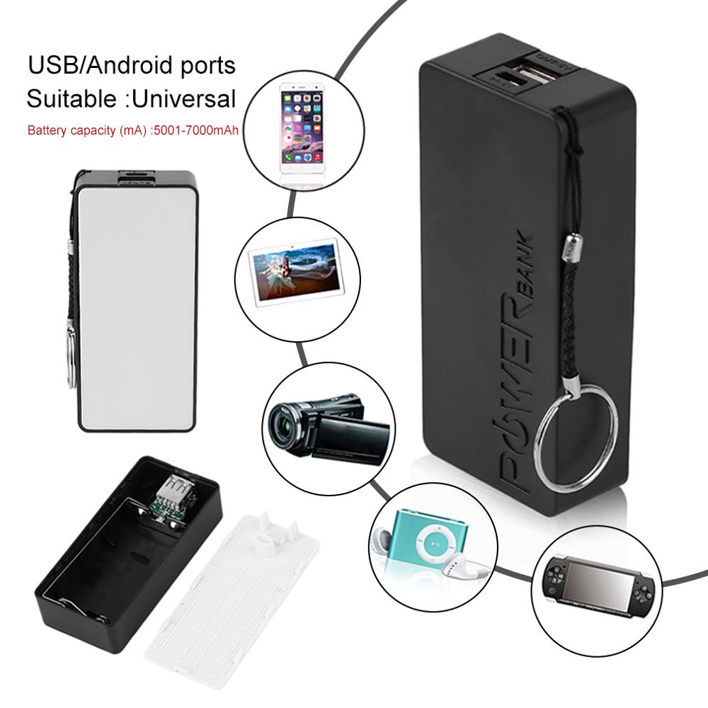 5600 Mah 5V Usb Diy Powerbank Case Externe Draagbare Batterij Opbergdoos Power Bank Case Box Voor Mobiele telefoons