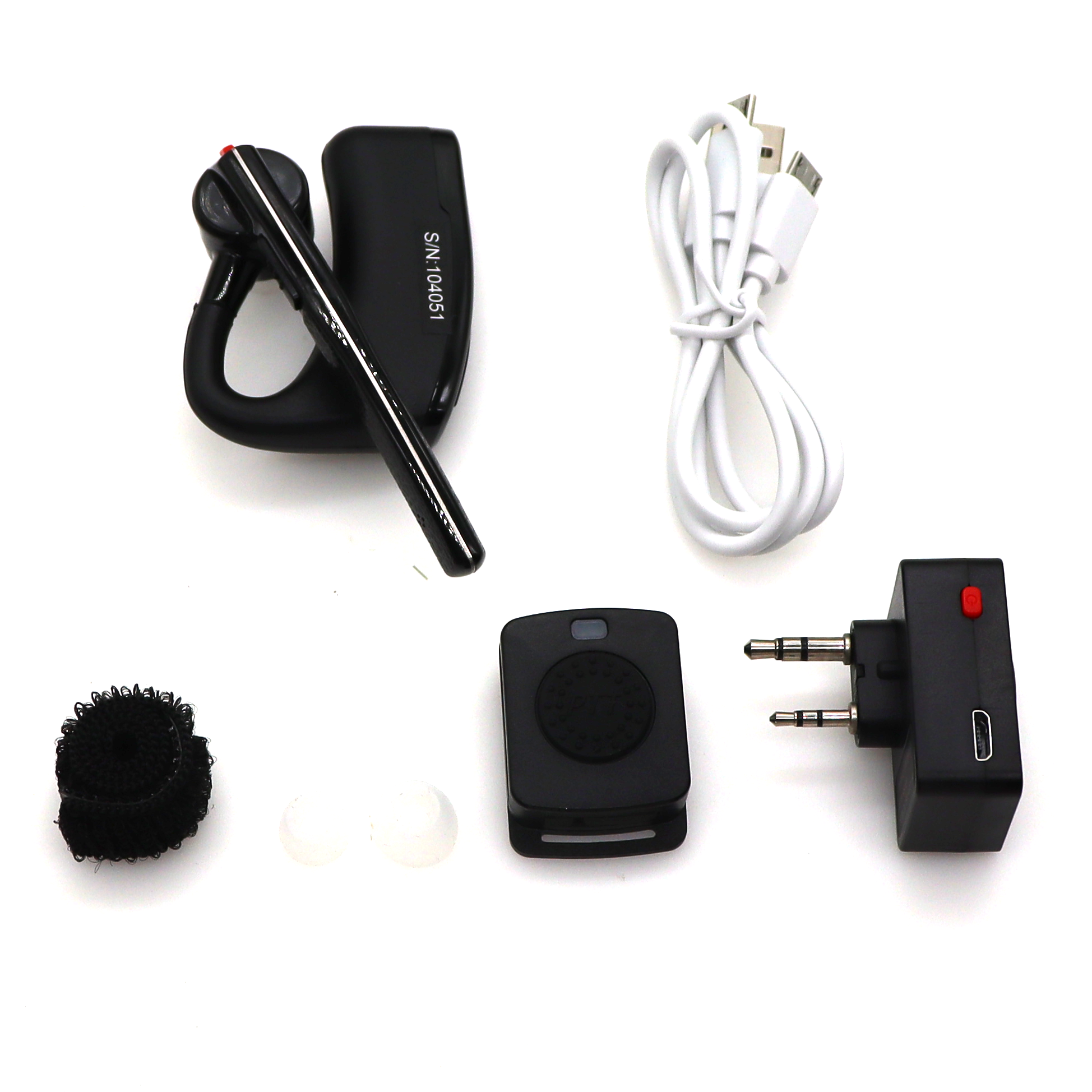 Walkie Talkie Bluetooth PTT Headset Earpiece For Baofeng UV-5R UV-82 A-58 UV-XR UV-5S GT-3WP UV-9R Plus Mic Adapter