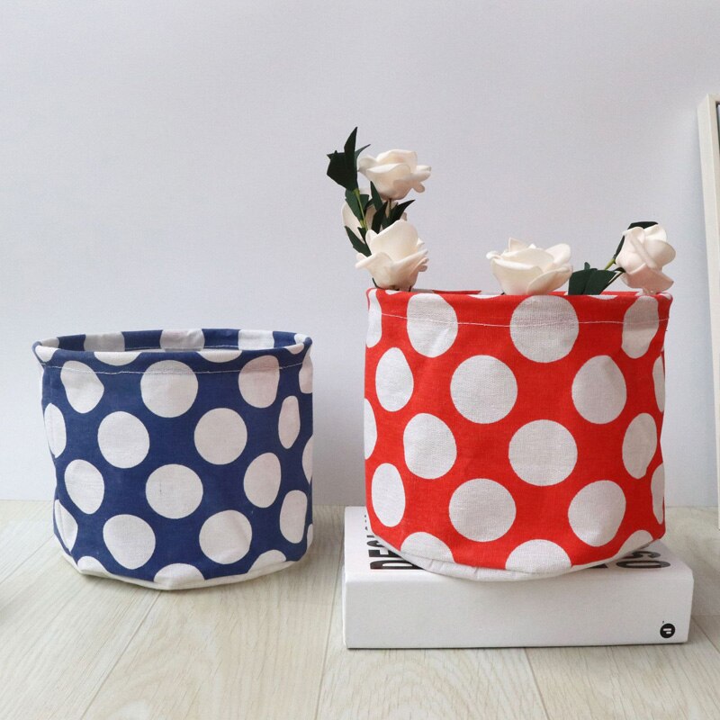 Toy cartoon small storage bucket dirty clothes debris storage basket foldable