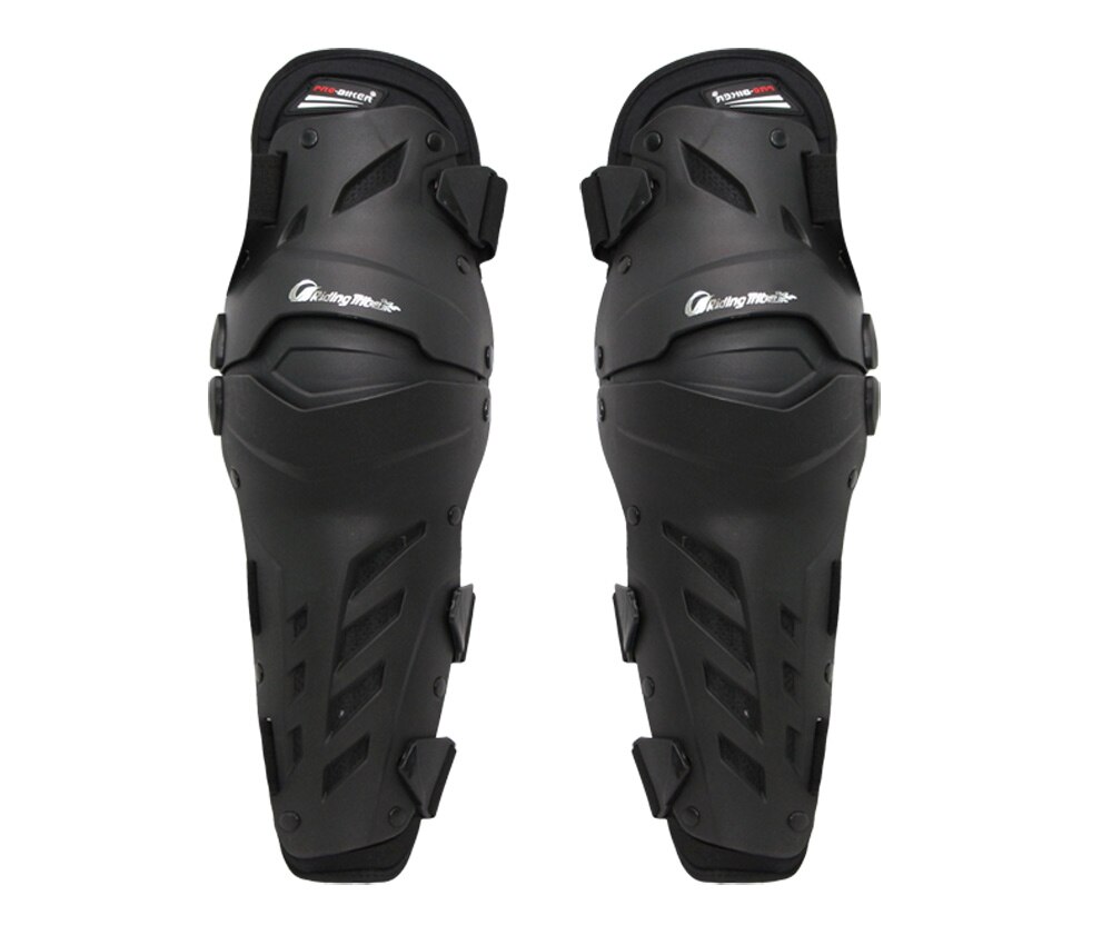 Equipo de protección para rodilla, protector de rodilla PRO-BIKER , 3 colores: KNEE PADS BLACK