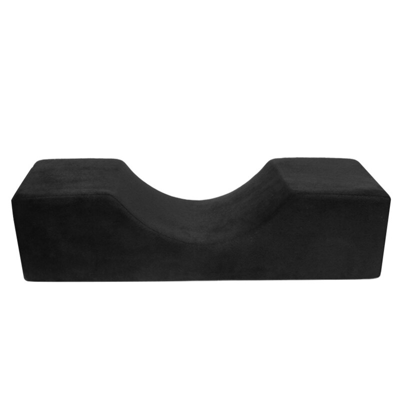 Memory Foam Cervicale Kussen Voor Slaap Make Wimper Kussen Trage Rebound Hals Fungeren Als Originele Cervicale Ondersteuning Orthopedische Kussen: B BLACK