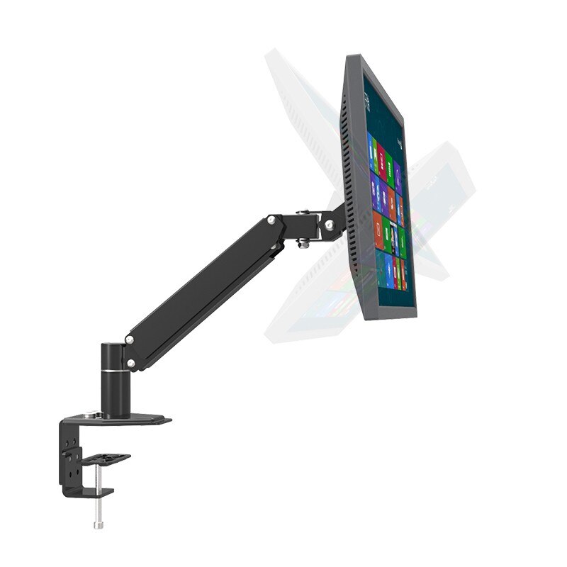 17-24" LCD TV Monitor Holder Table Clamping Mount Full Motion Arm L132