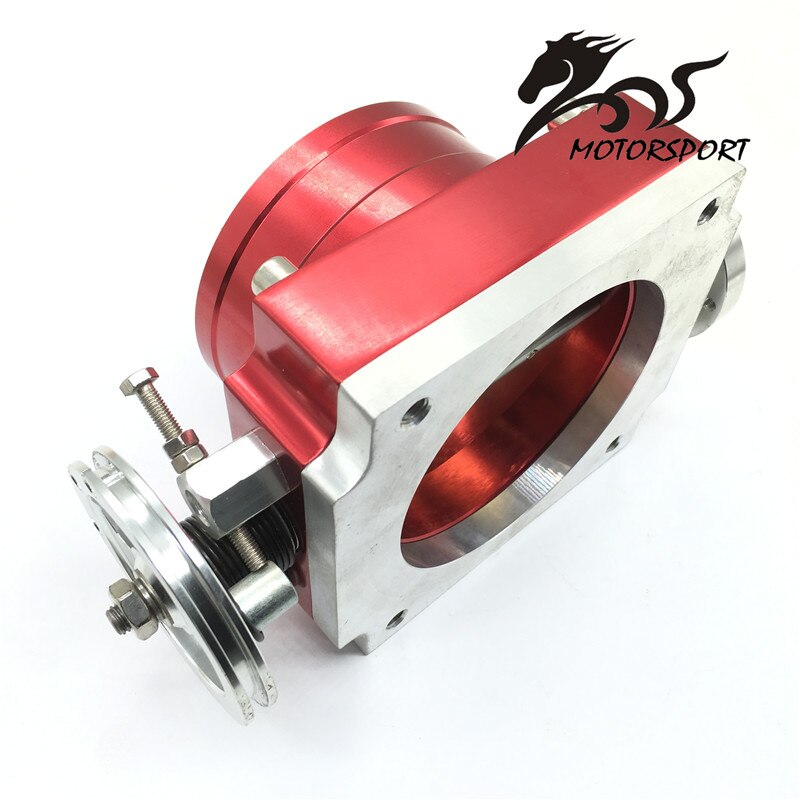 100MM CNC Aluminum High Flow Air Intake Manifold Engine Throttle Body