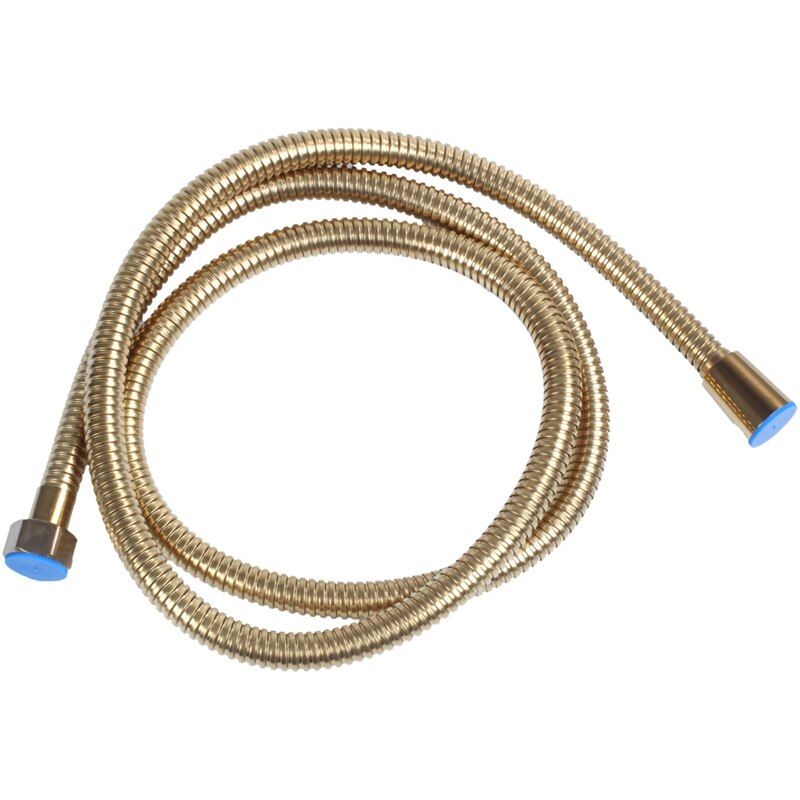 1.5m Gold Shower Head Hose Long Flexible Stainless Steel Bathroom Water Tube: Default Title