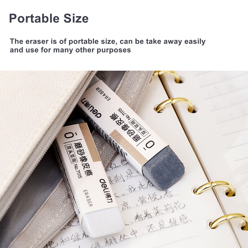 DELI – effaceur d'encre mat pour stylo Gel, stylo à bille, stylo à plume, Correction, papeterie pour étudiants