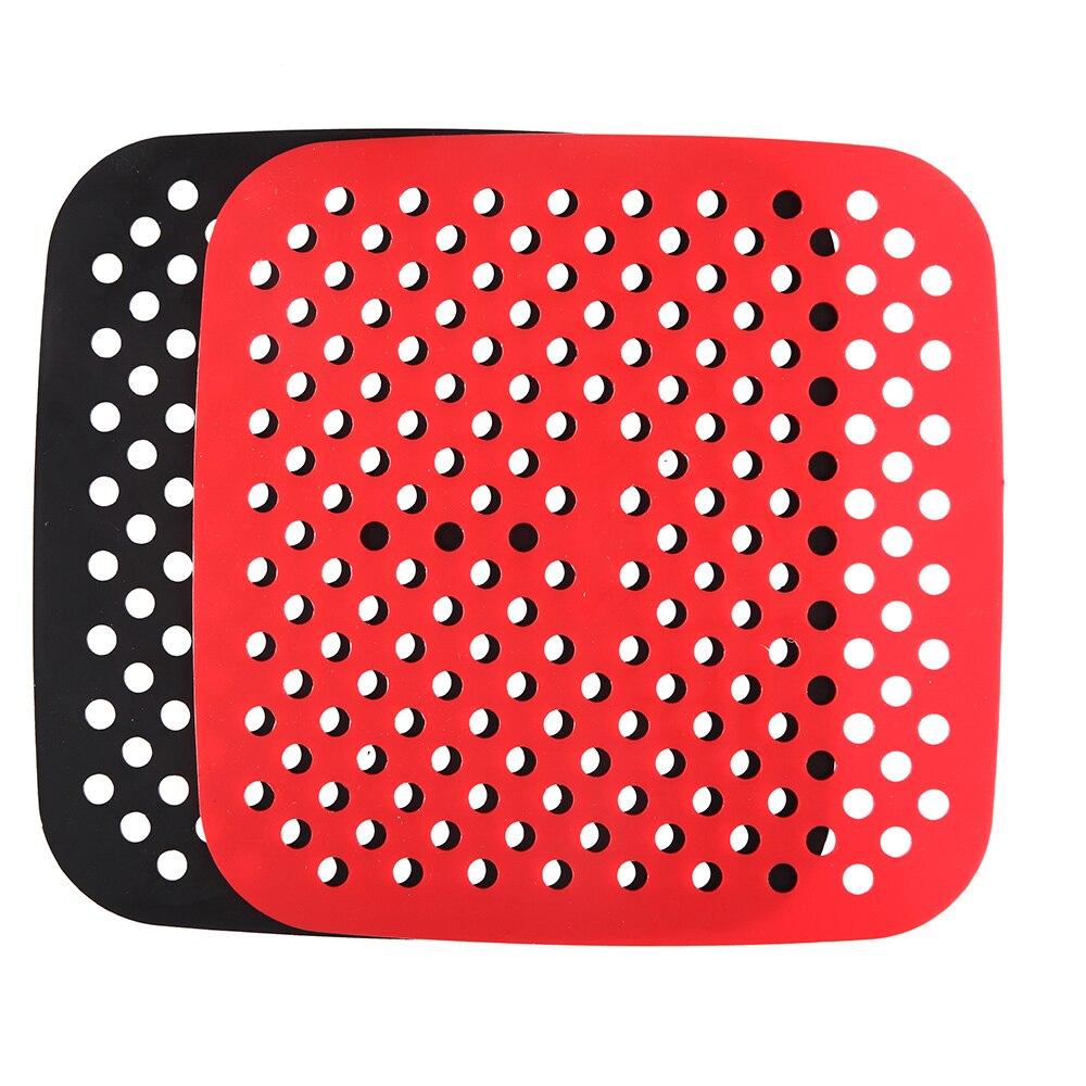 2pcs Silicone Air Fryer Liner Steamer Pad Air Fryer Accessory Kitchen Baking Liner Cooking Utensils Air Fryer Baking Paper