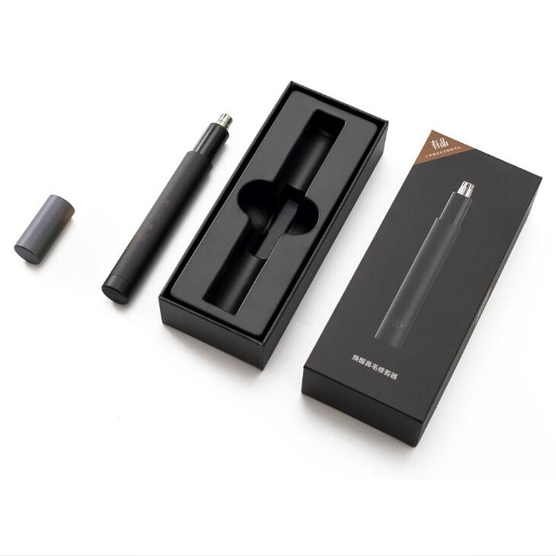 Xiaomi mijia eléctrico Mini recortador de pelo de la nariz HN1 oreja portátil de la nariz de la afeitadora de pelo de la nariz herramienta impermeable del limpiador seguro para los hombres