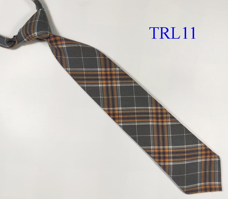 Dreng plaid elastik justerbare slips skole bryllup slips børn studerende gravatas 33cm længde 7cm bredde: Trl 11
