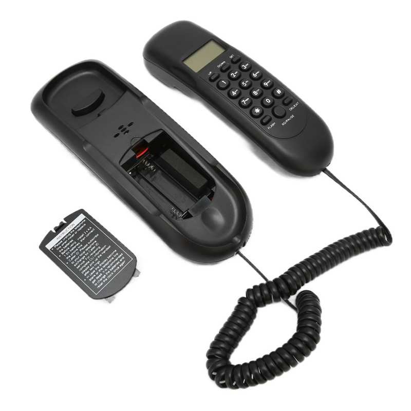 Home Landline Phone Wall Mounted Telephone Corded Fixed Phones with Caller ID Display for Home Office Business Hotel