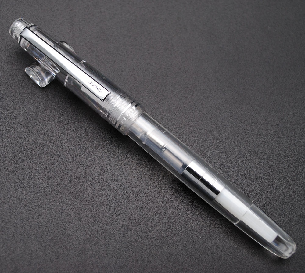 Wing Sung 659 (0.38-0.5mm) Dubbele Penpunten Vulpen Transparante Inkt Pen