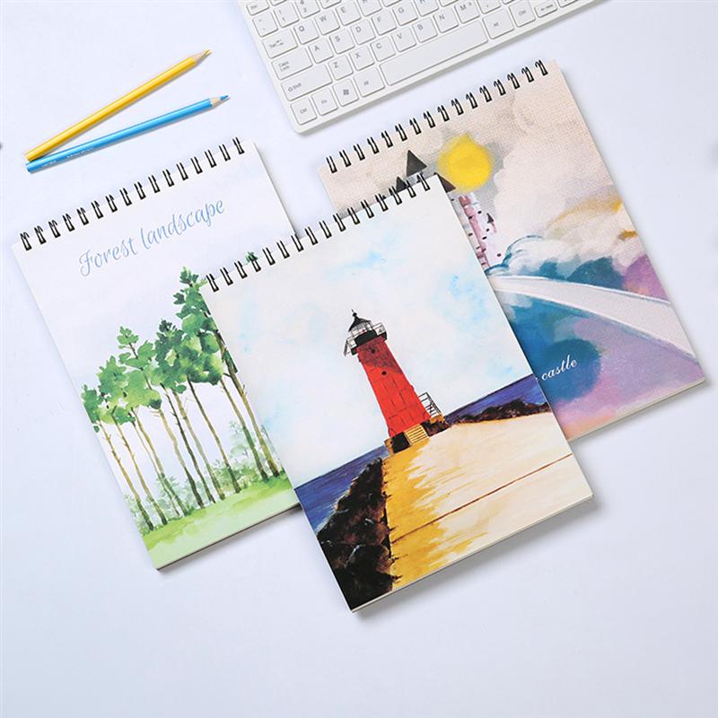 1PC Hand Drawing Book 4A Sketch Book DIY Painting Book Spiral Graffiti Notebook for Home Outdoor Shop