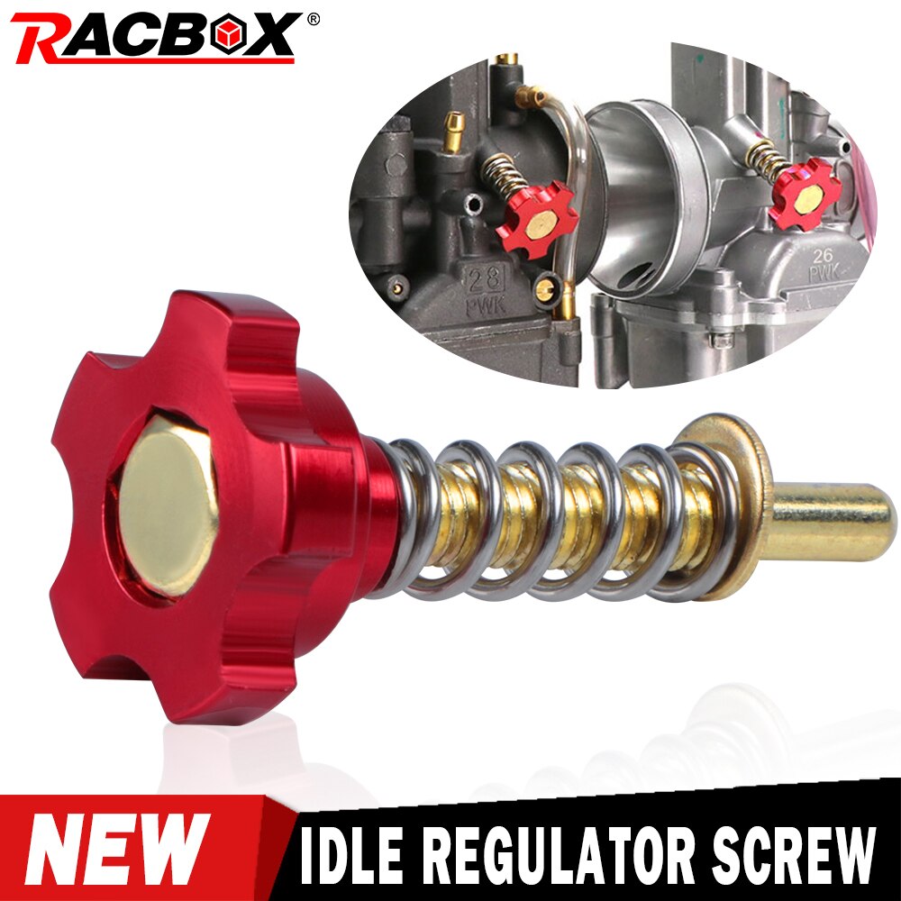 Tornillo de regulación de ralentí para carburador de motocicleta CNC, tornillos ajustables PWK de aleación de aluminio de , duradero para Motor ATV UTV
