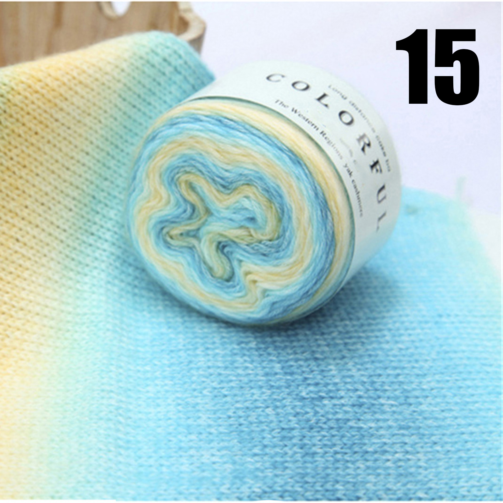 100g Tricot Angora pastel hilo tejer mezclas de lana hilos de ganchillo Hilos Para Tejer A Ganchillo Crochet: Marfíl