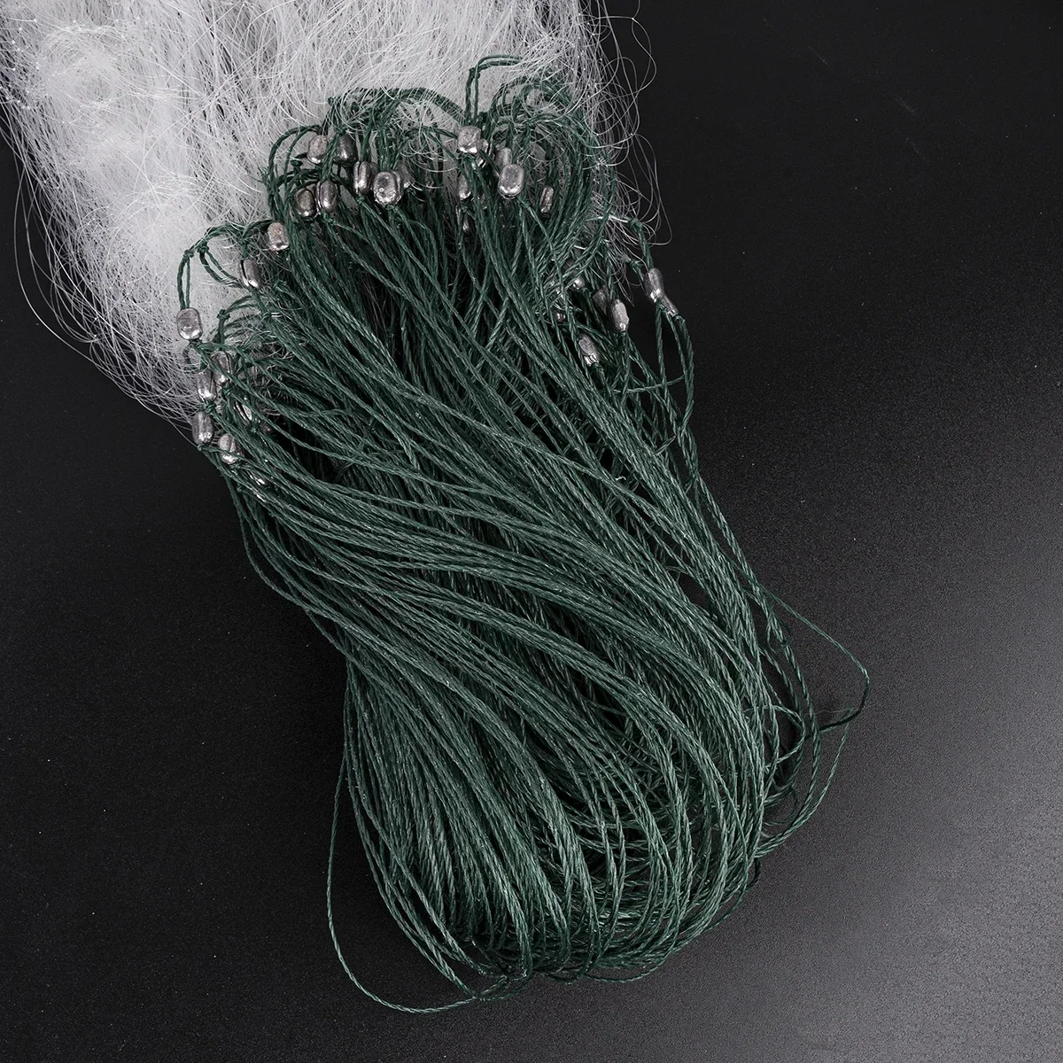 50M Lengte 1,65M Diepte Visnet 3-laags Nylon Val met Drijvers Kieuwnet Kleverig Zinkend Net Visnet voor Handwerpen