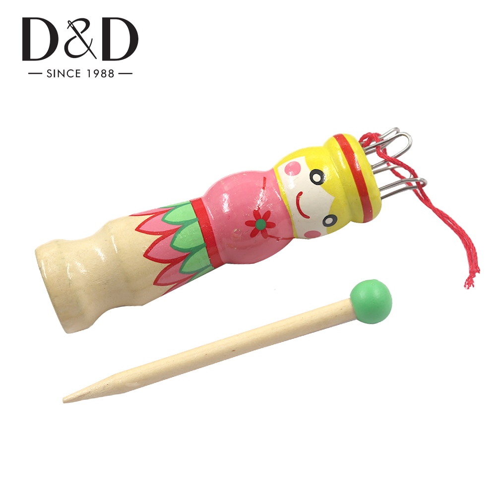 Wooden Yarn Wool Knitter Knitting DIY Doll Craft Loom Rope Braided Maker Sewing Tools Accessory
