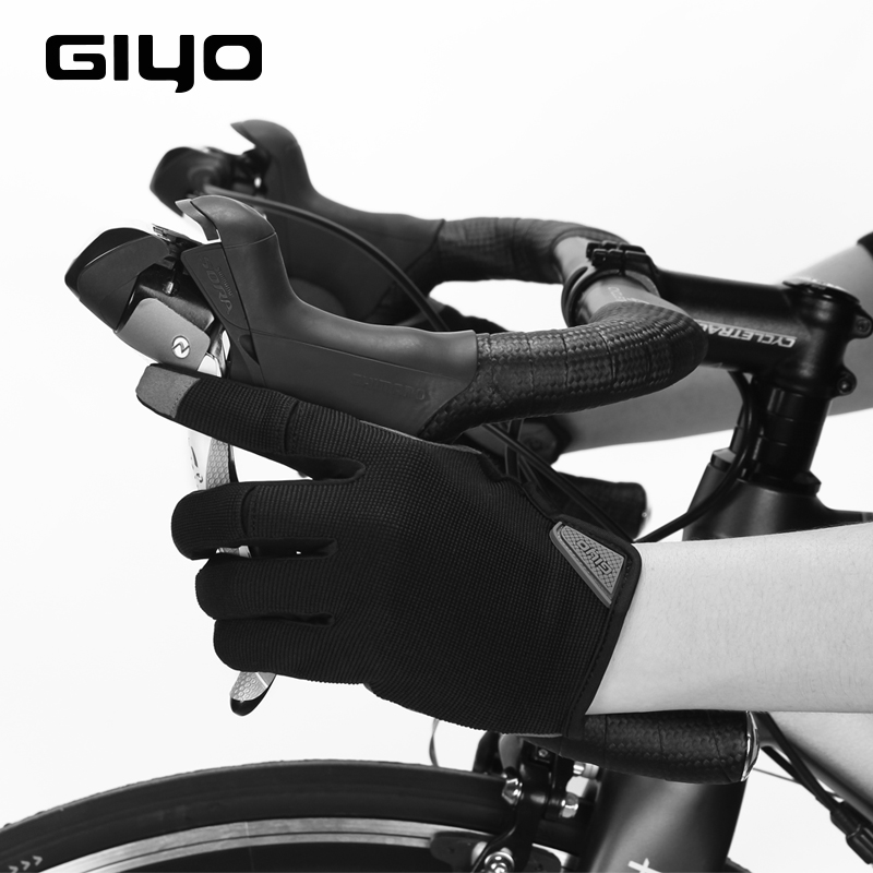 GIYO Winter Sport Cycling Gloves Fishing Gym Bike Gloves MTB Full Finger Cycling Gloves For Bicycle Male Women guantes ciclismo