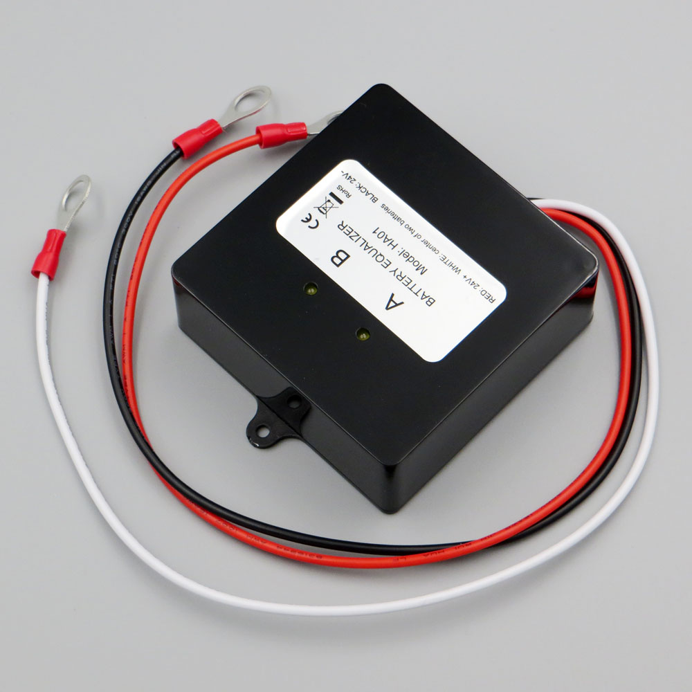 Equilibrador de voltaje HA01 HA02, ecualizador de Batería 2x12V, baterías de plomo ácido AGM de inundación, cargador de batería de plomo y ácido, Regulador en serie