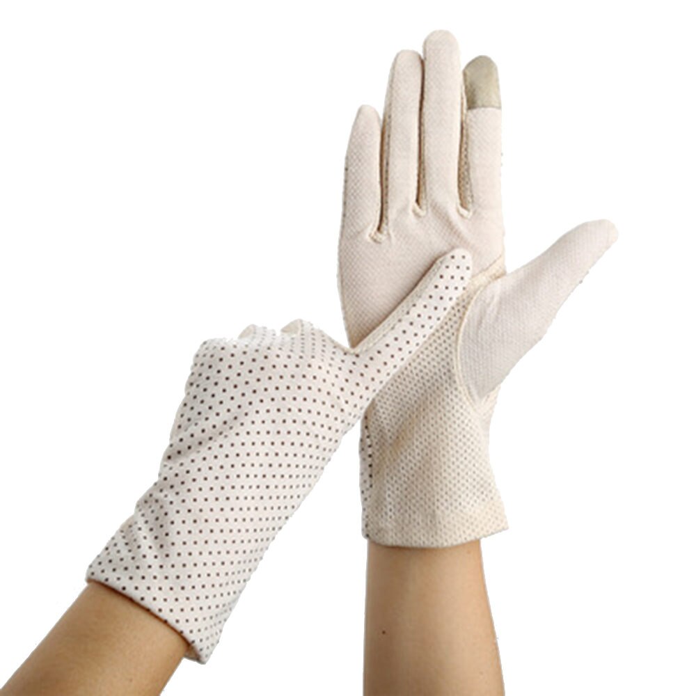 Sommer damen radfahren sonnenschutz nicht-Unterhose spitze dünne handschuhe baumwolle touchscreen handschuhe: 5