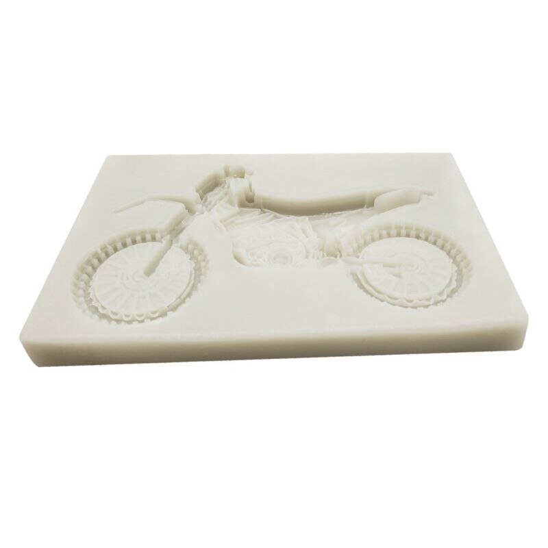 Moules 3D en Silicone pour moto, gâteau de Sugarcraft, décoration, moule de Fondant, cuisson DIY