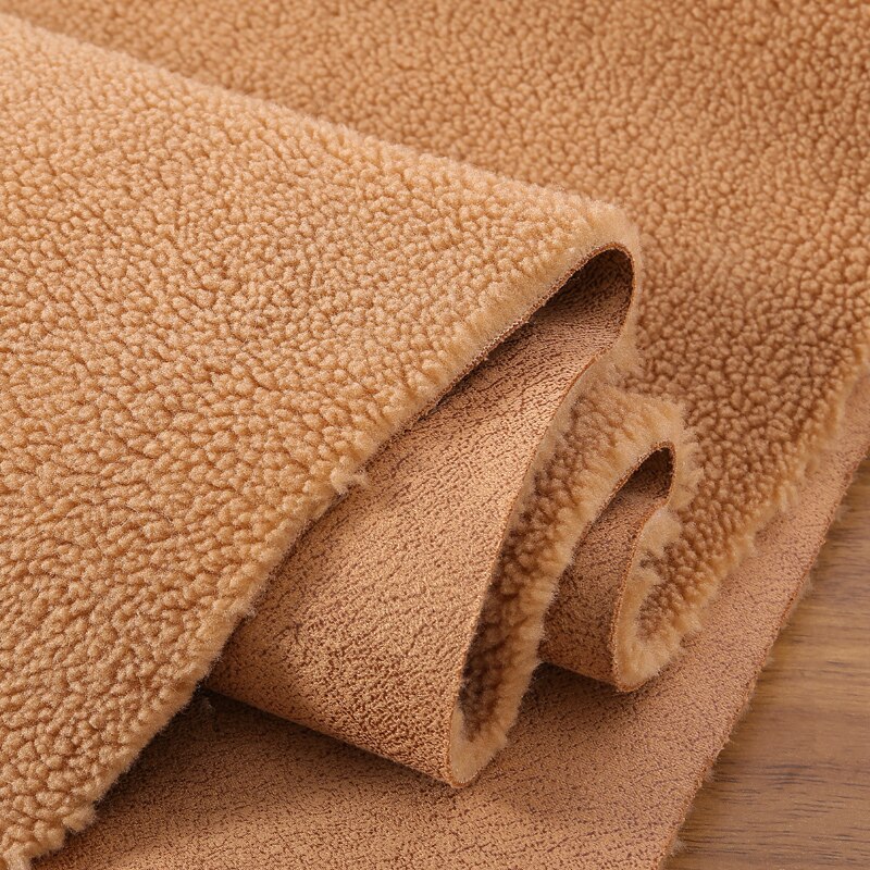 Particle Velvet Composite Suede Fabric Imitation Cashmere Fur One Coat Clothing Fabric Thickened Sheep Shearing
