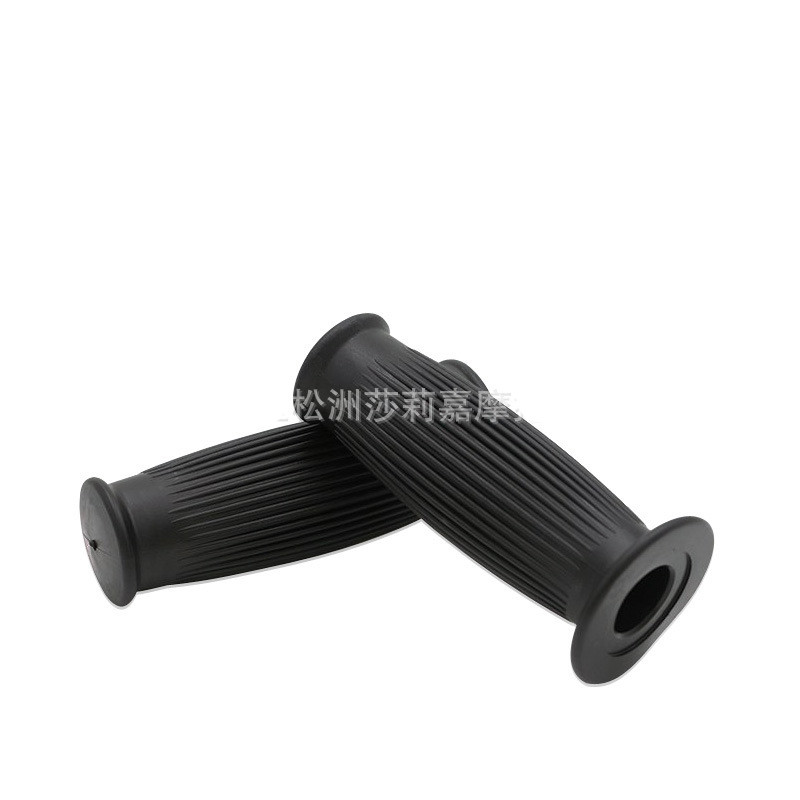 retro scooter handle bar retro accessories scooter grips cafe racer motorbike handlebar for harley style moto grip motorcycle: Black