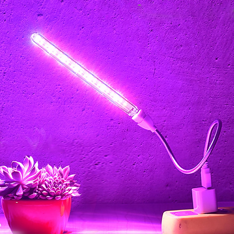 Volledige Spectrum Plant Lamp DC5V Usb Led Plantengroei Lamp 10W Hoogtepunt Mini Plant Lamp, gebruikt In Indoor Plant Bloemen Groeiende Doos