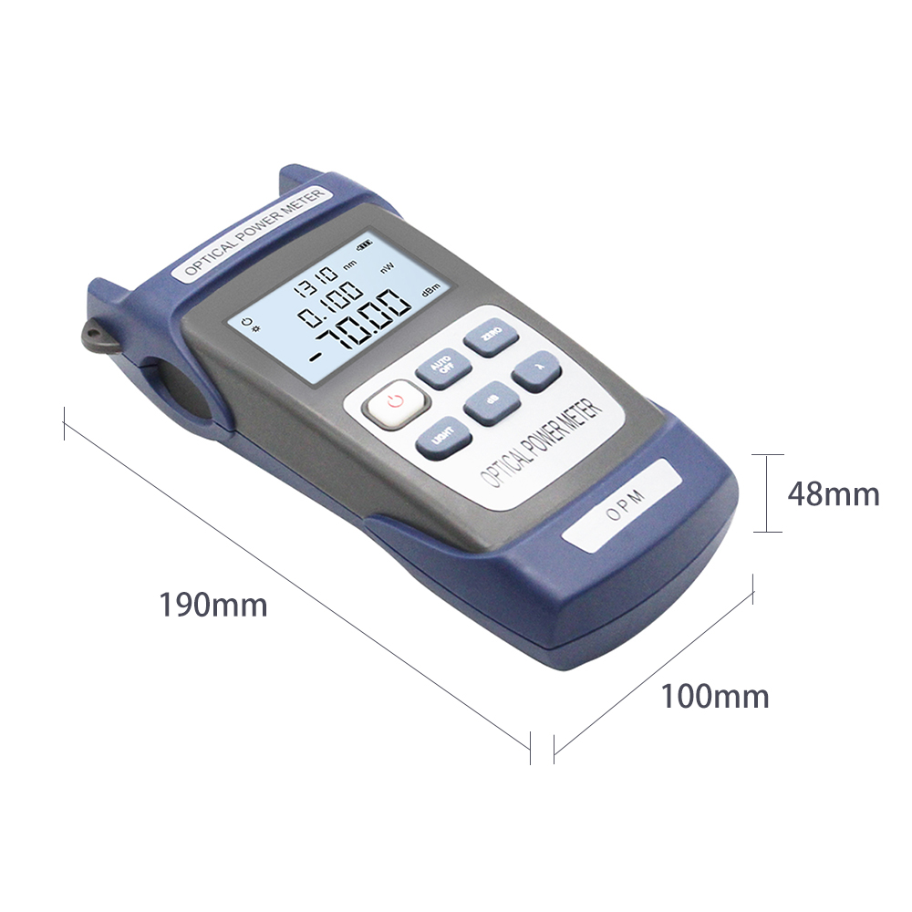 Handheld Fiber Optic Cable Tester Optical Power Meter Red Fiber Light Decay Testers Visual Fault Locator