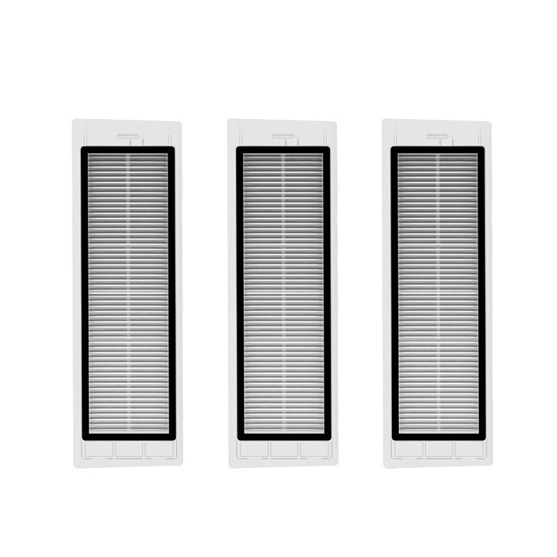 3 stk vaskbart hepa-filter til xiaomi mijia 1 2 1s /  roborock  s5 s6 max pure maxv  s50 udskiftning af dele til robotstøvsugersæt: 3 stk