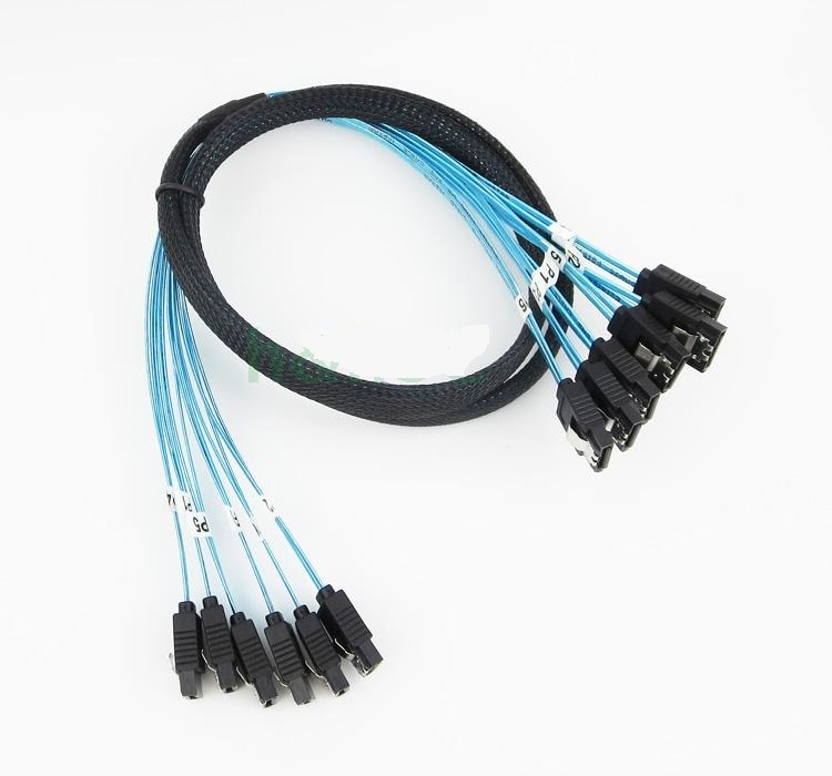 Server SAS Cable SATA 3 6Gbps X 6 High speed Serial port Data line