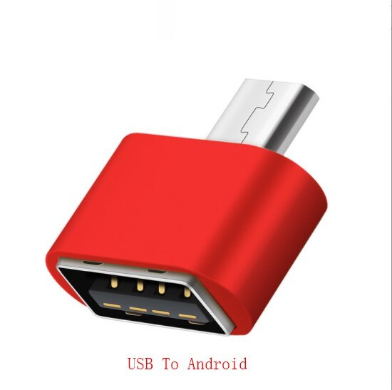 Data Portable OTG Converter Micro USB Male To USB2.0 Female Adapter Android Phone Otg Adapter Usb To Micro-usb For Xiaomi Huawei: Black 1PC