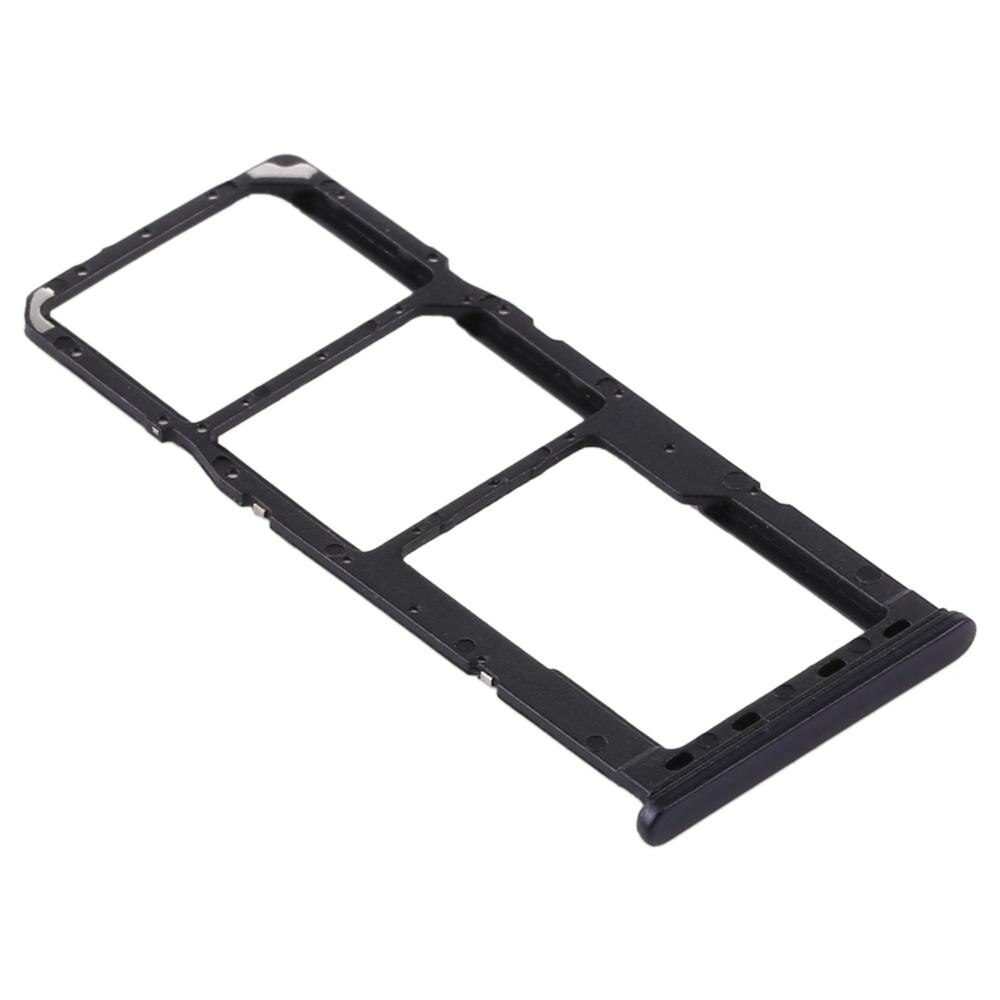 SIM Card Tray Micro SD Card Tray for Samsung Galaxy A21s Mobile Phone TF Card Slot: Black Color Slot
