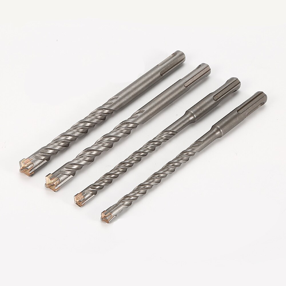 7pcs cross tungsten steel alloy sds-plus drill bit. For perforating concrete, stone, brick walls.