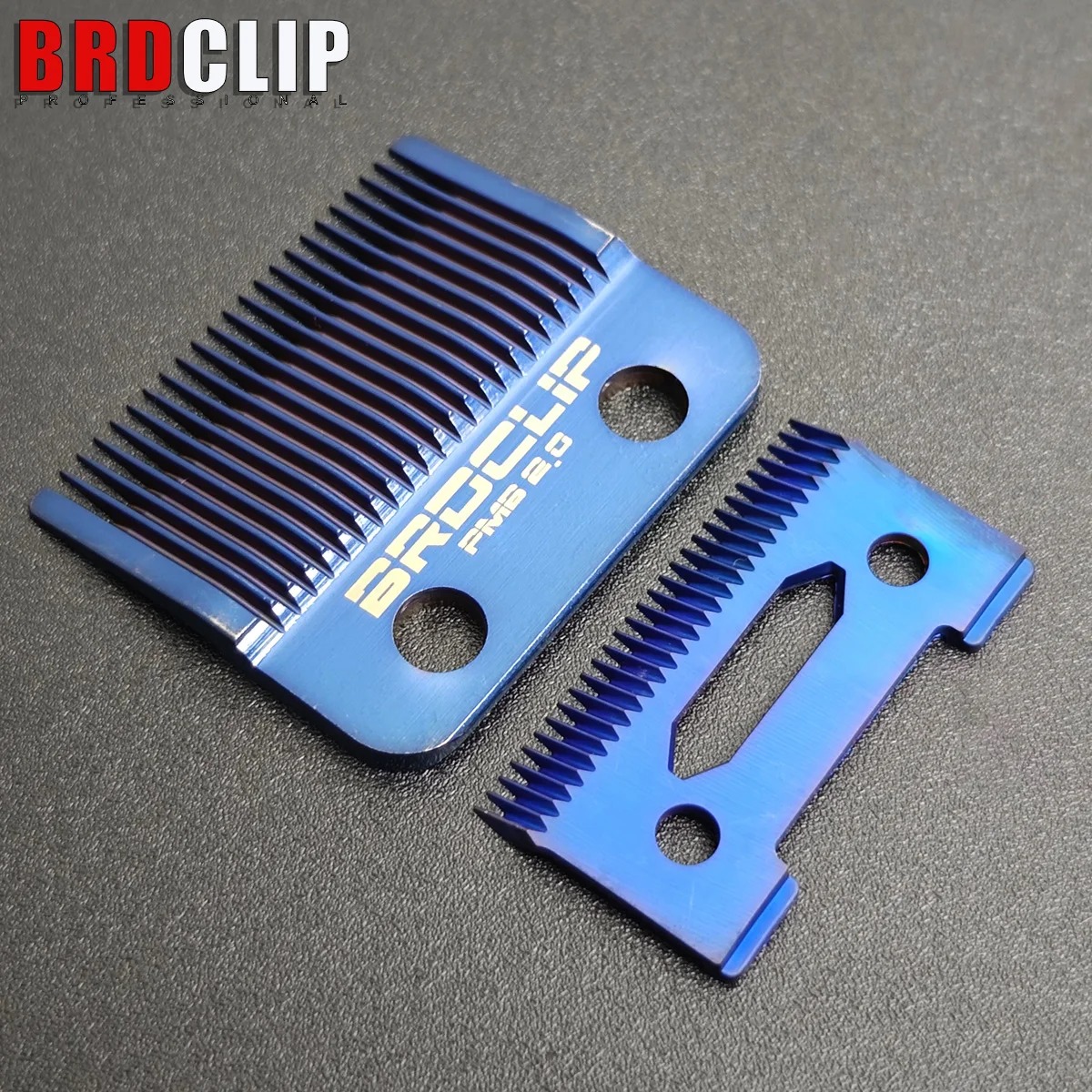 BRDCLIP Blue Blade Original Replaceable Cutter Head for Madeshow M10 M5 Hair Clipper Titanium Plated Ceramics Blade