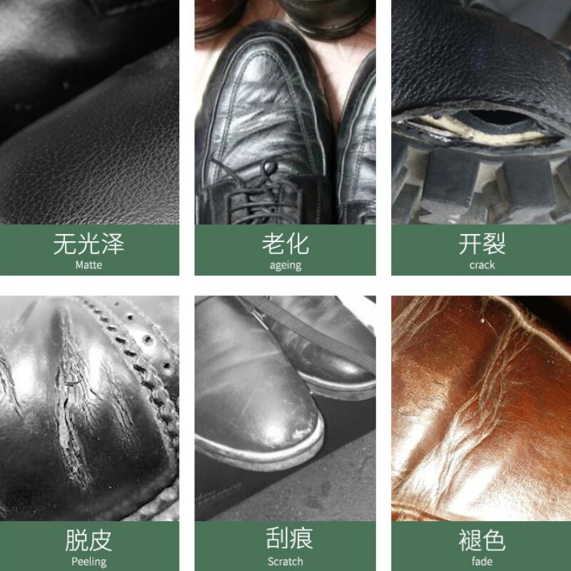 Multifunctional Leather Care Shoe Polish Portable Double-sided Sponge Shoe Brush Leather Shoes Cleaning Artifact Shoes Cleaner