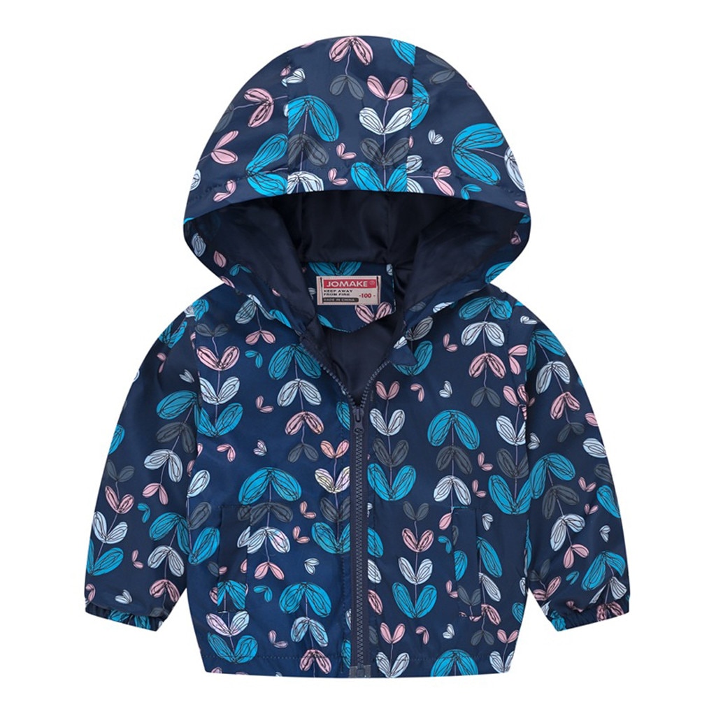 Baby Meisjes Jas Winterjas Voor Meisjes Jas Kinderen Warm Hooded print Bovenkleding Jongens Jas Jas Kinderen Kleding ny l30829