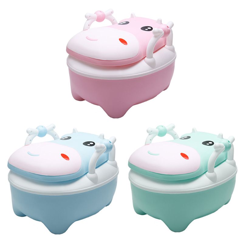 Soft Baby Potty Toddler Toilet Training Seat Large Anti-Slip Base Kids Road Pot 40JC