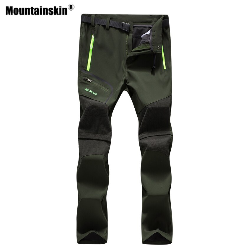 Mountainskin Summer Men Women 5XL Quick Dry Removable Hiking Outdoor Sport Trekking Fishing Camping Climbing Trousers Pant VA712