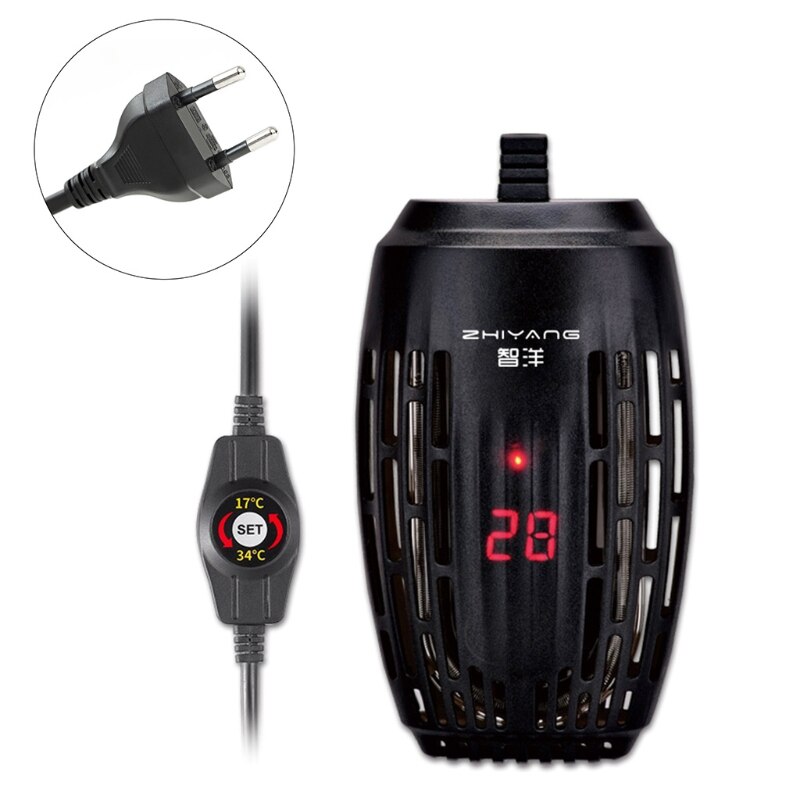 25W/50W/75W/100W Aquarium Heater Fish Tank Turtle Submersible Thermostat Gauge LED Digital Display Automatic Temperature 090C: 100