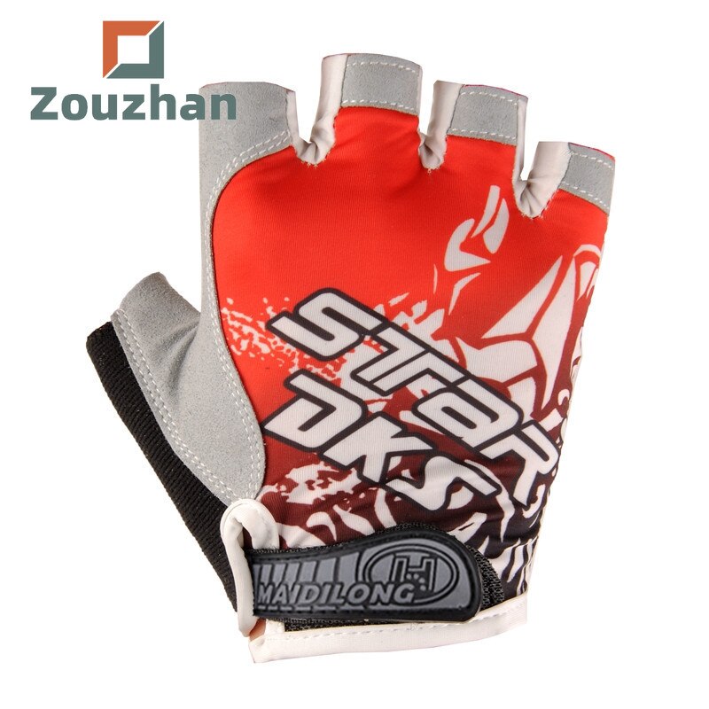 ZOUZHAN cycling gloves half-finger summer outdoor sports fitness non-slip bicycle men and women ice silk