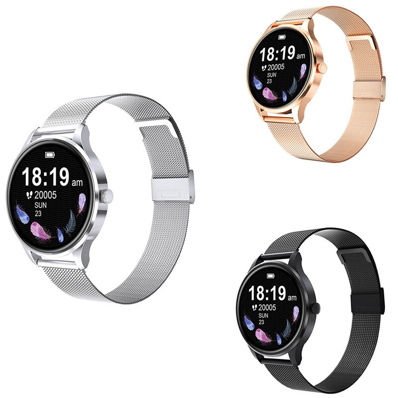 Mode Smart Horloge Dames Hartslag Bloeddruk Multifunctionele Sport Waterdicht Horloge Mannen Vrouw