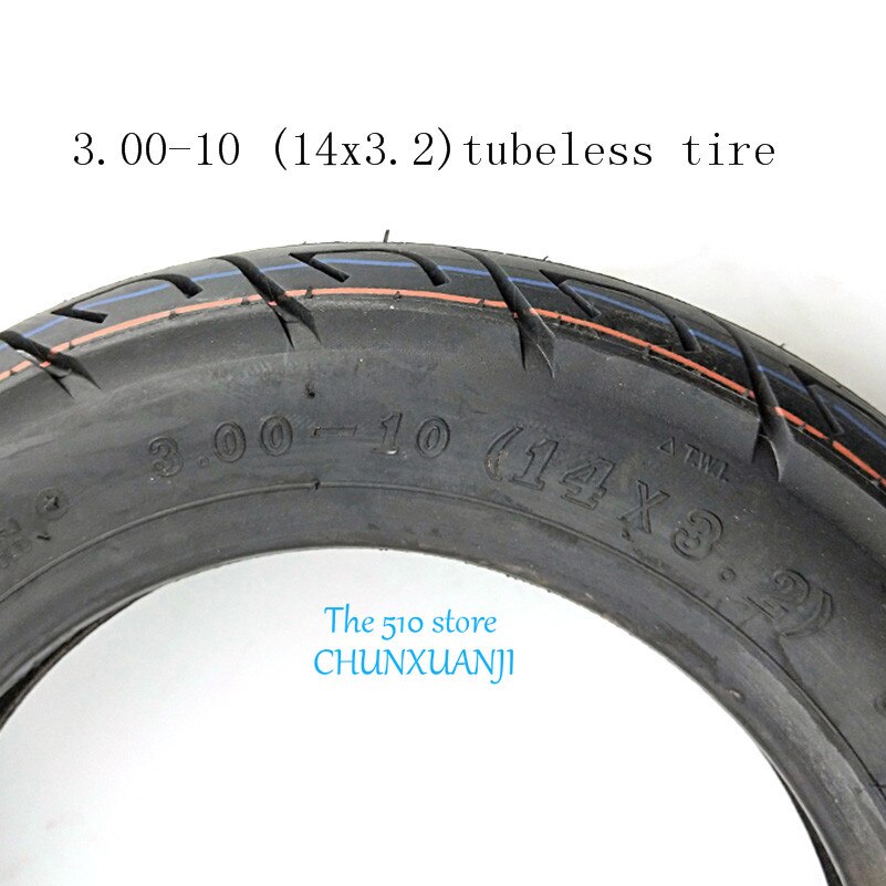 14x3.2 300-10 Explosion-proof CTS 14 inch Vacuum Tubeless Tire 3.00-10 / 14x3.2 fits Electric vehicle Electric Scooters e-Bike