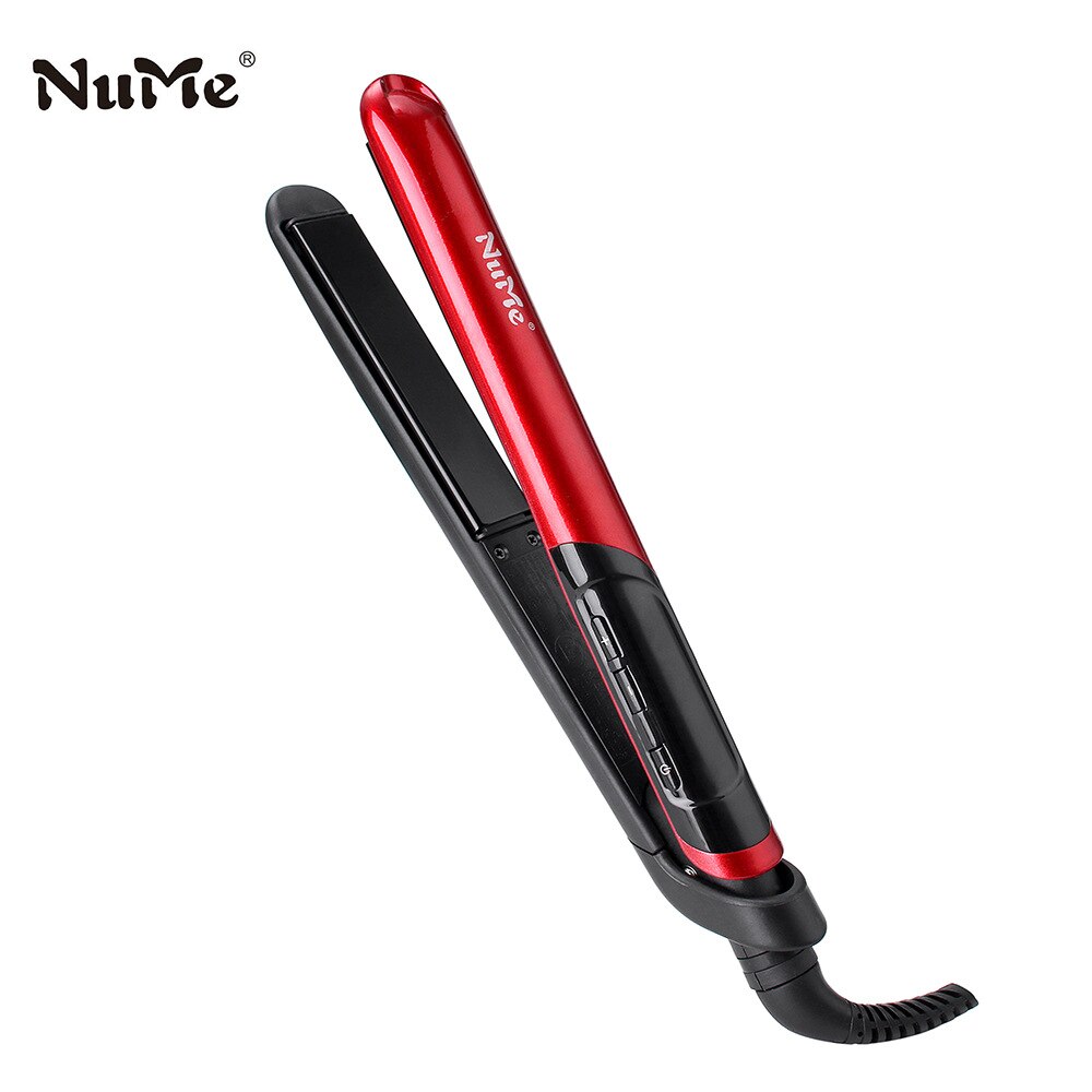 2 in 1 LCD Display ceramic coating Hair straightener comb hair Curler beauty care Iron healthy beauty curling irons flat iron