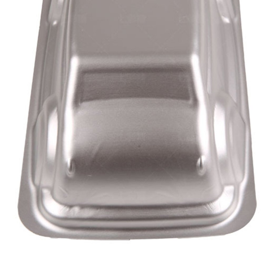 3D Birthday Cake Pan Car-Shape Cake Pan Aluminium Silver For Children'S Birthday For Kitchen Practical